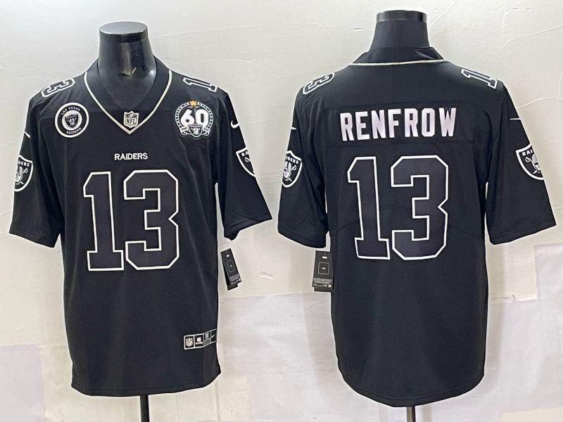 Men Oakland Raiders #13 Renfrow Black Nike 2025 Limited NFL Jersey 003